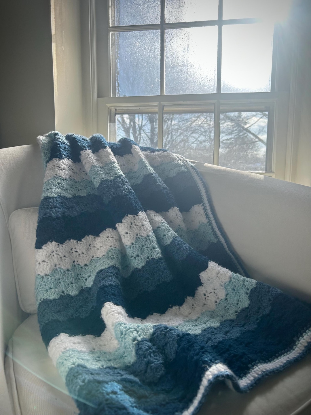 Shell Stitch Crochet Baby Blanket Pattern (downloadable PDF) - Etsy