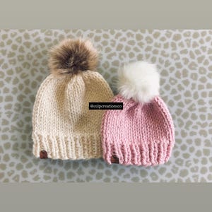 Easy Knit Tuque Pattern- The Valley Tuque ( Downloadable PDF)