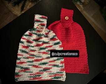 Hanging Tea Towel Crochet Pattern (PDF download)