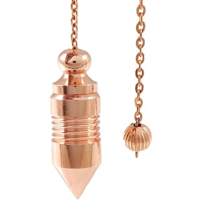 Pointed Cone Bullet Design Openable Copper Metal Pendulum, Gift For your loved once Pendulum. good luck pendulum. SALE