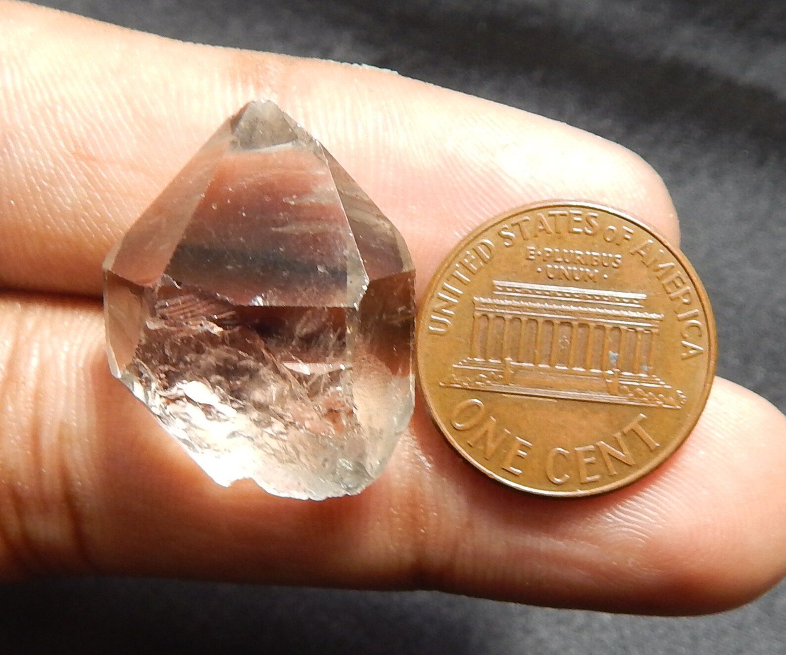 American Herkimer Diamond Stone Rough Herkimer Diamond Etsy