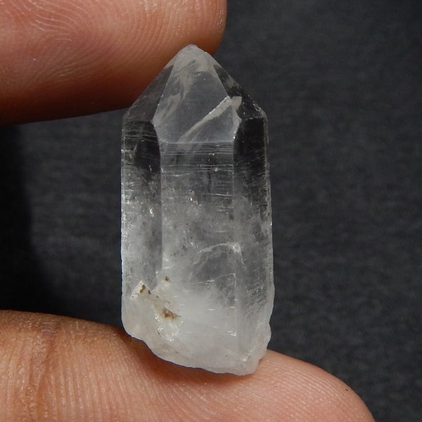 Natural American Herkimer Diamond Stone, Rough Herkimer Diamond Stone, 24x12x10mm Size Stone, Weight 4.4gram, Gift For Columbus Day Sale.