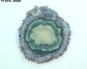 SALE Amethyst Stalactite Flower Gemstone. Size 32x28x4mm. Weight 7 gram,AAA Quality Gemstone, AAA Quality Amethyst