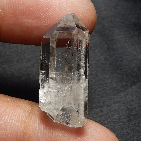 New York Herkimer Diamond Stone, Gift For Columbus Day Rough Herkimer Diamond Stone, 28x12x10mm Size Stone, Weight 5.7 gram.