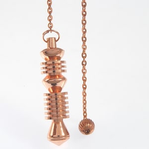 Copper Metal Designer Openable Egyptian Ring Pendulum for Dowsing & Divination, Gift For Your Loved Once Copper Metal Pendulum. SALE