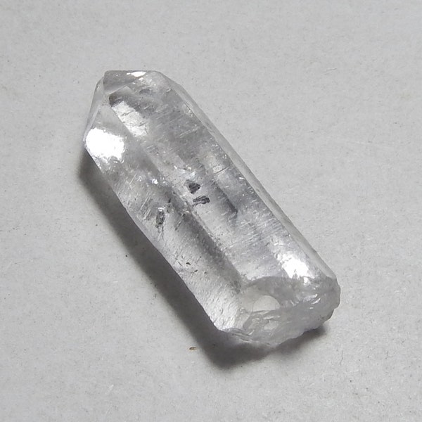 New York Herkimer Diamond Stone, Gift For Columbus Day Rough Herkimer Diamond Stone, 28x10x8mm Size Stone, Weight 4.6 gram.