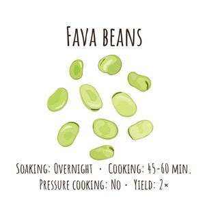 Bean cooking guide - Soaking and cooking times - Infographic poster - Vegan protein sources - Digital download image 4