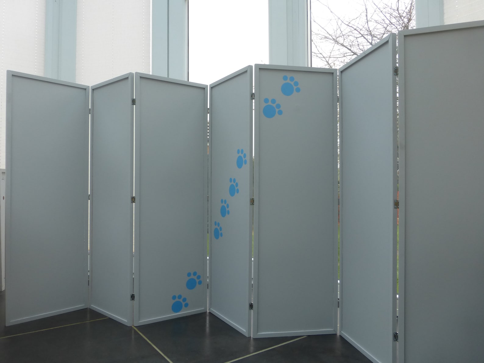 Grey Tall Height Doggie Divider Room Divider Pet Barrier Etsy