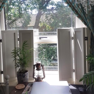 Custom Height Up To 63cm, Doggie Divider, Room Divider, Pet Barrier, Window Shutter, Indoor Fence, Free Standing, Wooden Divider, Screen