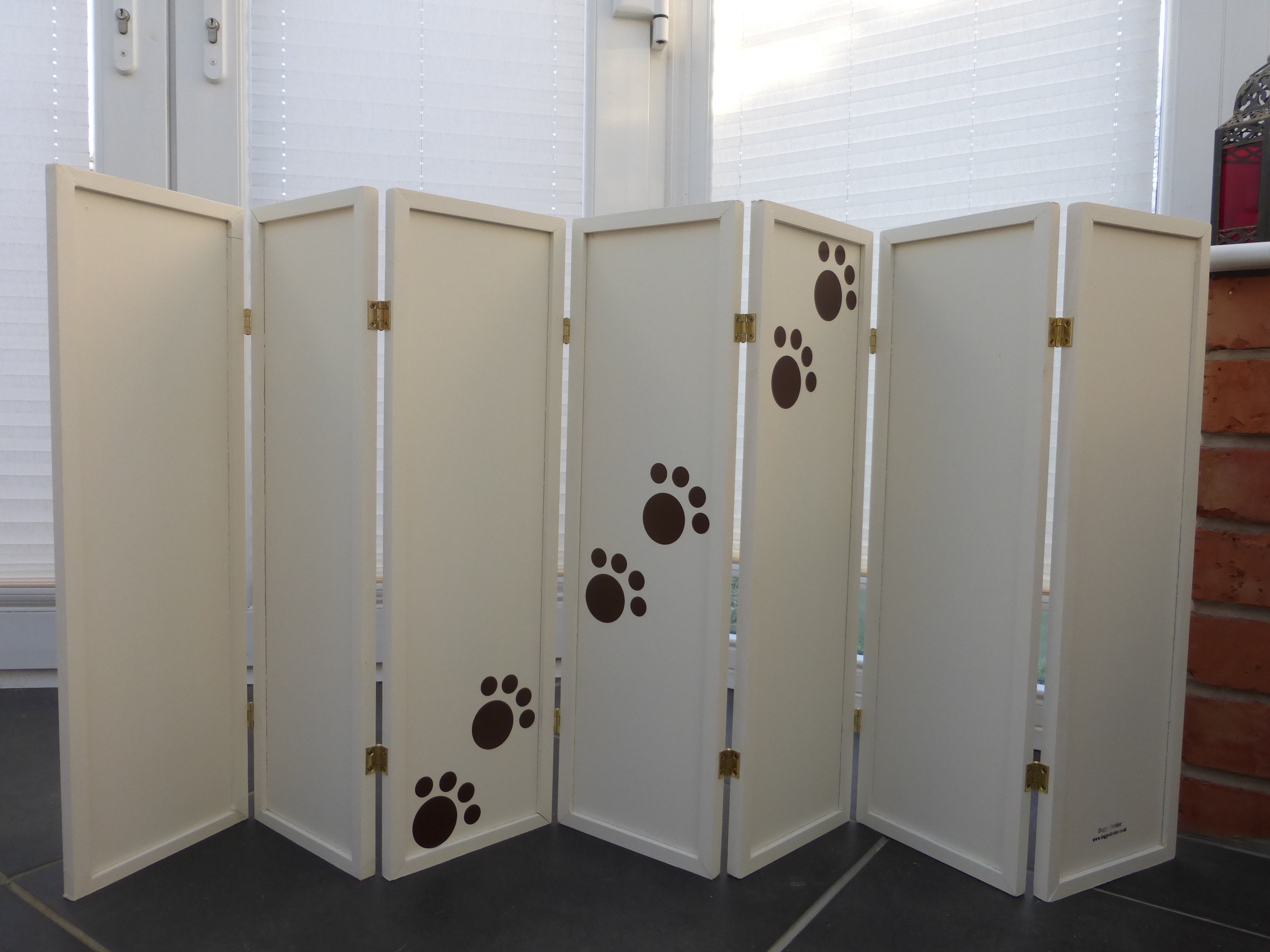 Cream Standard Height Doggie Divider Room Divider Pet Etsy