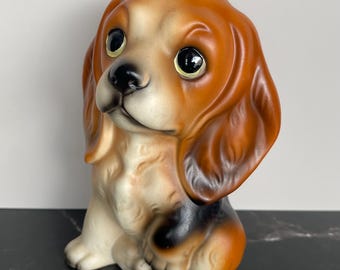 Adorable Vintage Beagle Porcelain Figurine