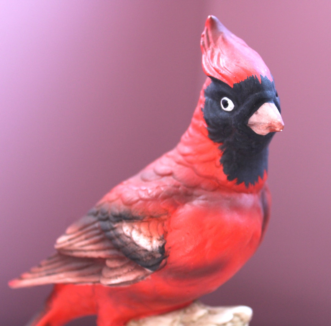 Cardinal Figurine Lefton KW1284 Etsy