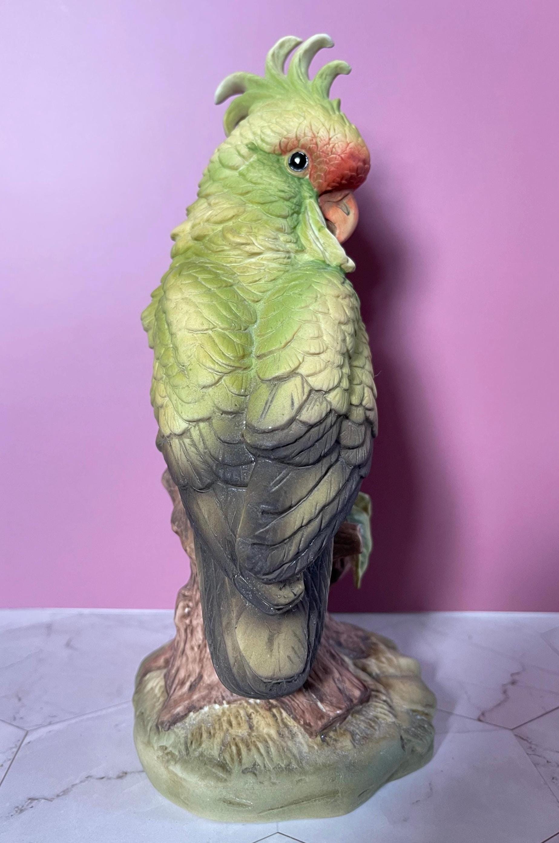 Vintage Andrea by Sadek Cockatoo Figurine #5959 – Hand-painted