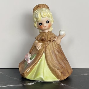 Rare Vintage Josef Originals &quot;January&quot; From the Porcelain Doll of the Month Collection - 1974 - MINT