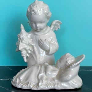 MINT Goebel &quot;Guardian Angel and Baby Jesus&quot; with the &quot;Goebel Bee&quot; or &quot;Last Bee&quot; Mark - West Germany