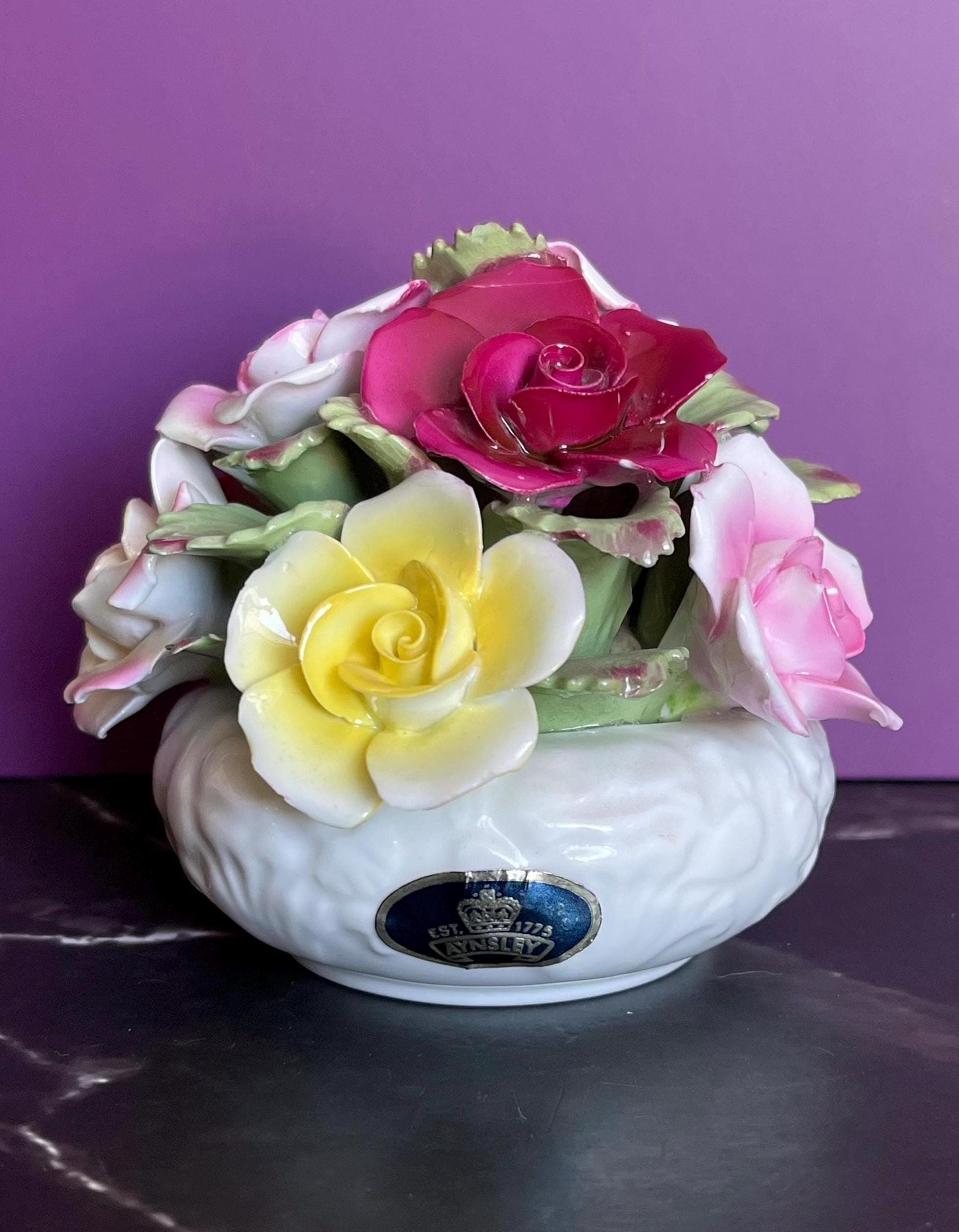 AYNSLEY 花瓶 Aynsley Vase - Etsy