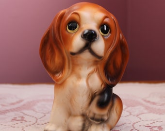 Adorable Vintage Beagle Porcelain Figurine