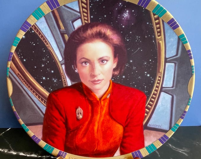 Major Kira Nerys Star Trek Deep Space Nine Collector Plate With COA - Etsy