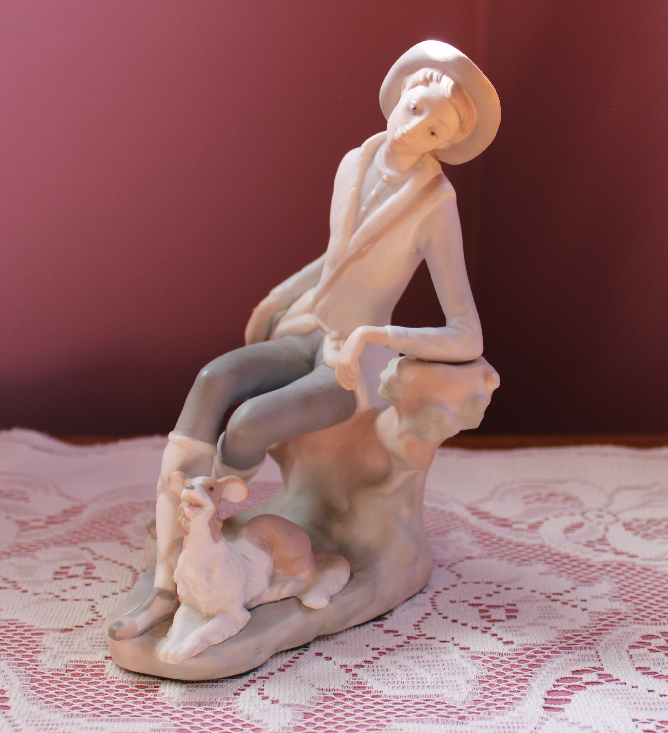 Lladro Shepherd Boy and His Dog 4659 Matte Finish MINT Etsy