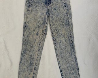 Vintsge 1980’s Chic acid wash denim jeans