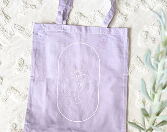 Bolsa de algodón/bolsa de yute/bolsa de tela "Astro Sun" - posible bolsa e impresión en diferentes colores