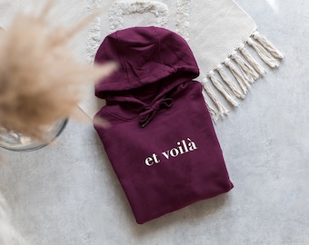 Sudadera con capucha "et voilà"