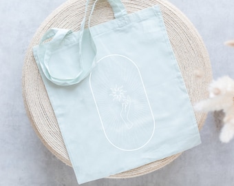 Bolsa de algodón/bolsa de yute/bolsa de tela "Astro Sun" - posible bolsa e impresión en diferentes colores