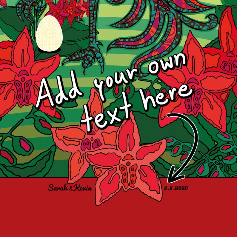 Unique Personalized Art Peacock Red Engagement Present For Couples Wedding Anniversary Gift Framed Poster
