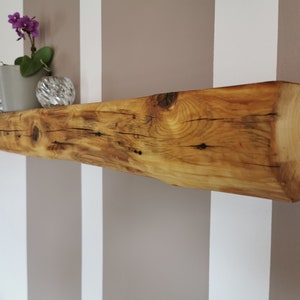 Wall shelf, wall shelf, beam shelf, old wood, solid wood, Advent decoration, oiled, living room, birthday, wall decoration, bookshelf, Easter decoration