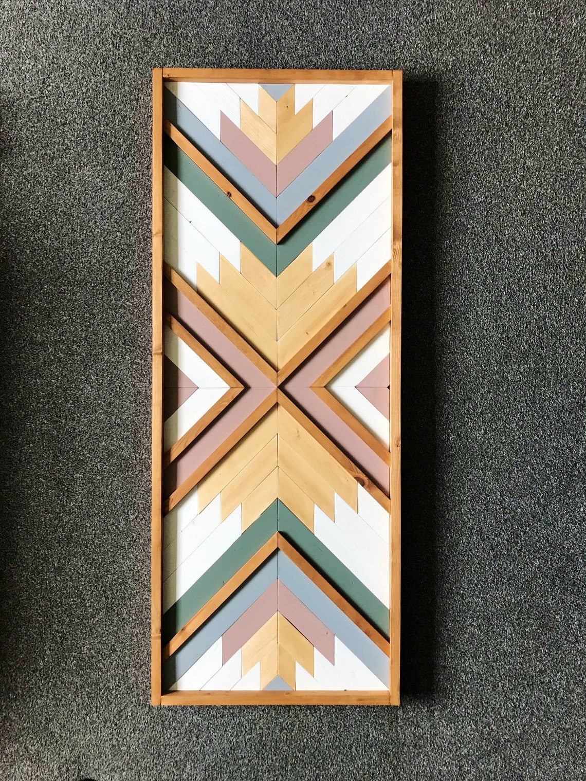 Large Wood Wall Art Boho Style Wood Wall Decor | Etsy