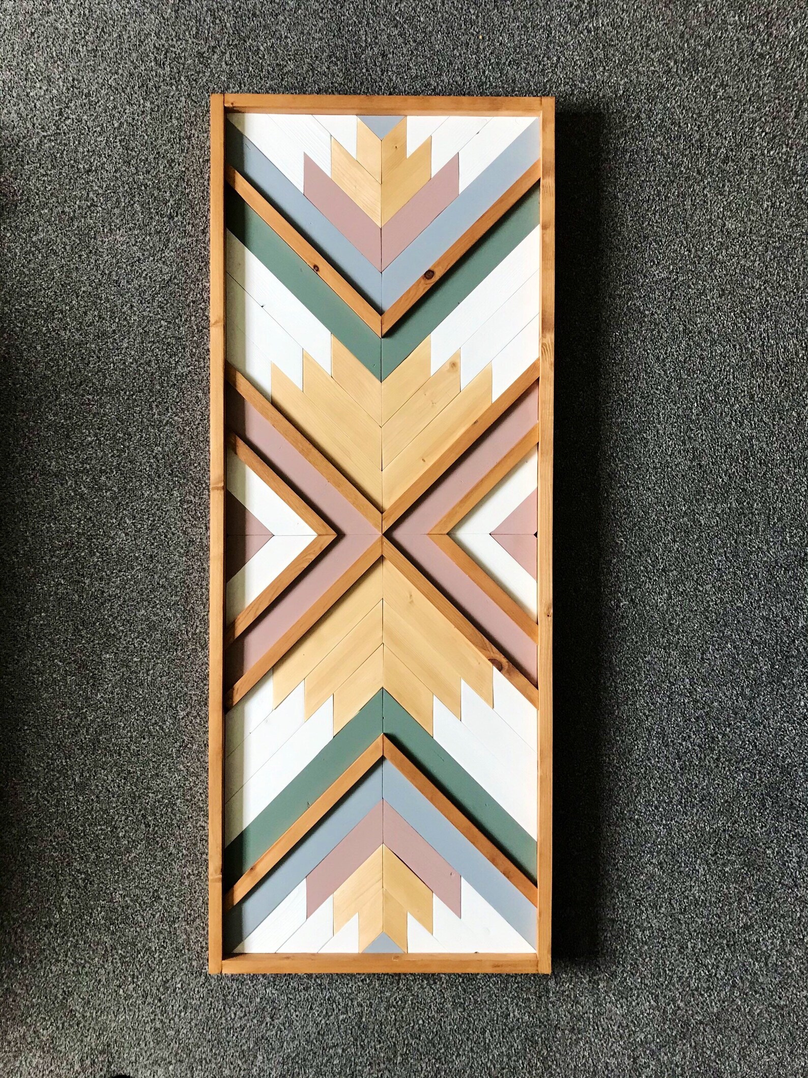 Large Wood Wall Art Boho Style Wood Wall Decor Etsy