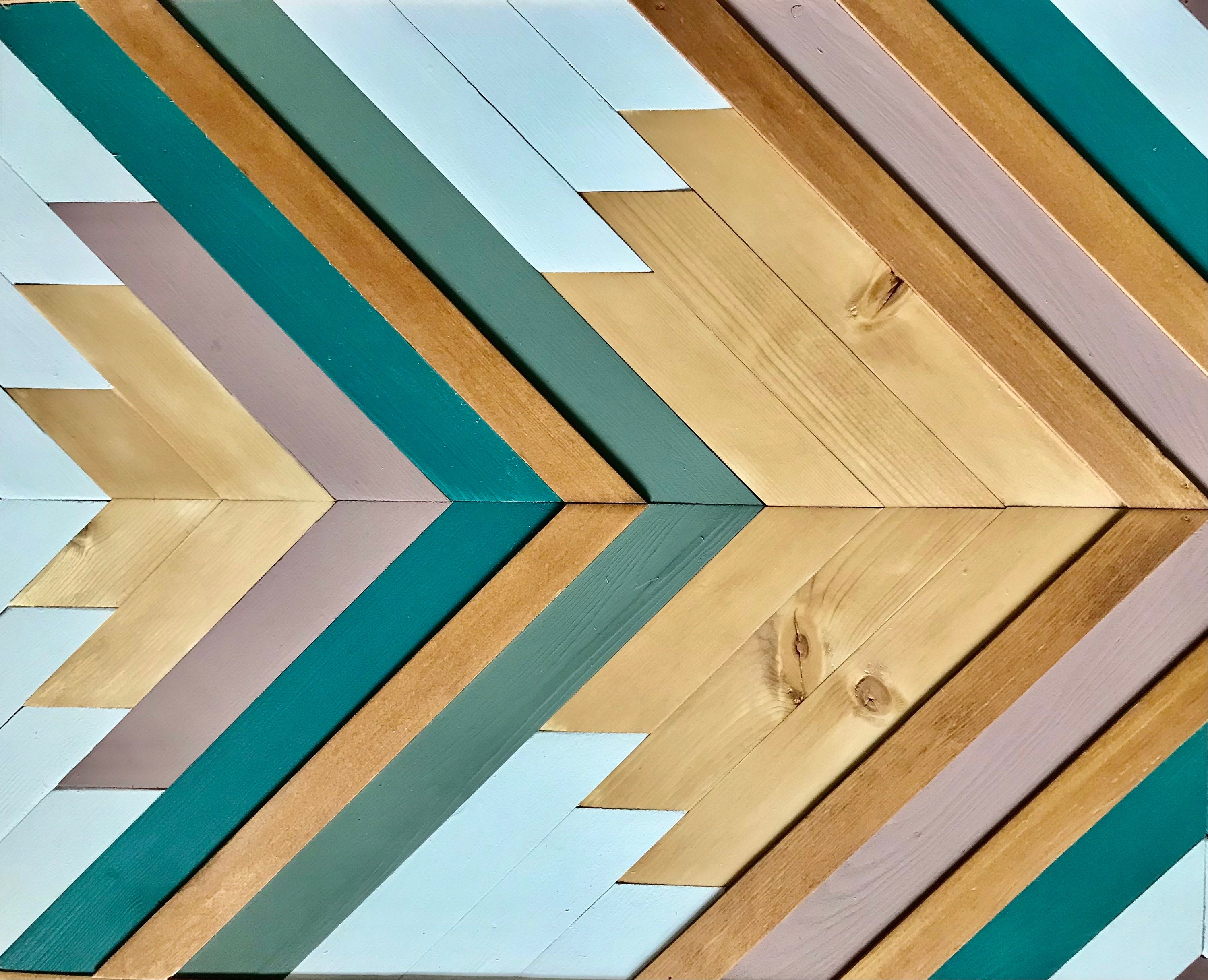 Large Wood Wall Art Boho Style Wood Wall Decor Etsy