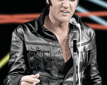 LJS Mens Halloween Celebrity Jacket Inspired by Elvis Presley LJS Mens Halloween Celebrity Jacket Inspired by Elvis Presley