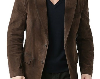 suede suit jacket