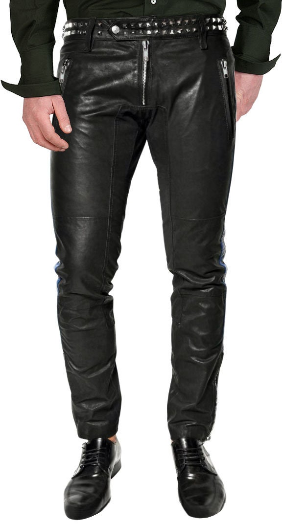 Image of Men's Genuine Leather Party Pants/Trouser