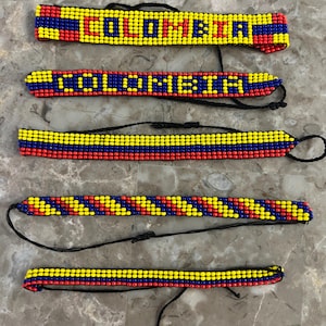 colombian bracelet, chaquiras bracelet