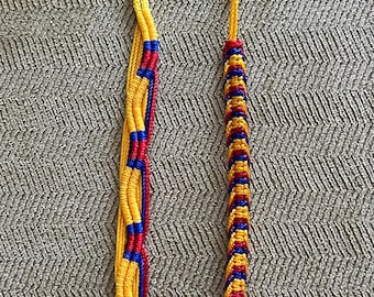 Manillas Colombianas, Pulsera Colombiana, pulsera colombia hecha a mano