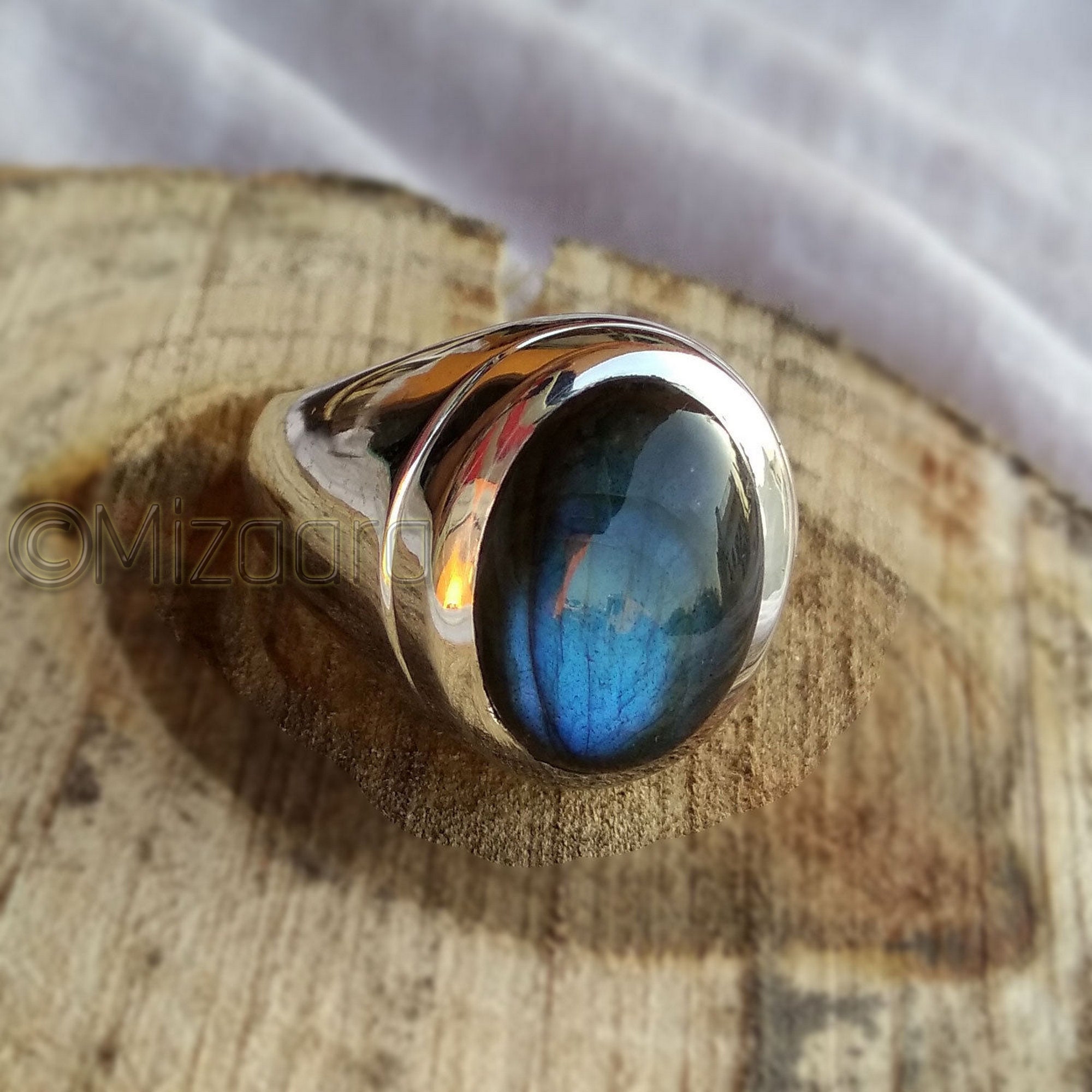 Labradorite Stone Ring Solid 925 Sterling Silver Band Ring Handmade Jewelry R110 Labradorite Stone Ring Solid 925 Sterling Silver Band Ring Handmade Jewelry R110