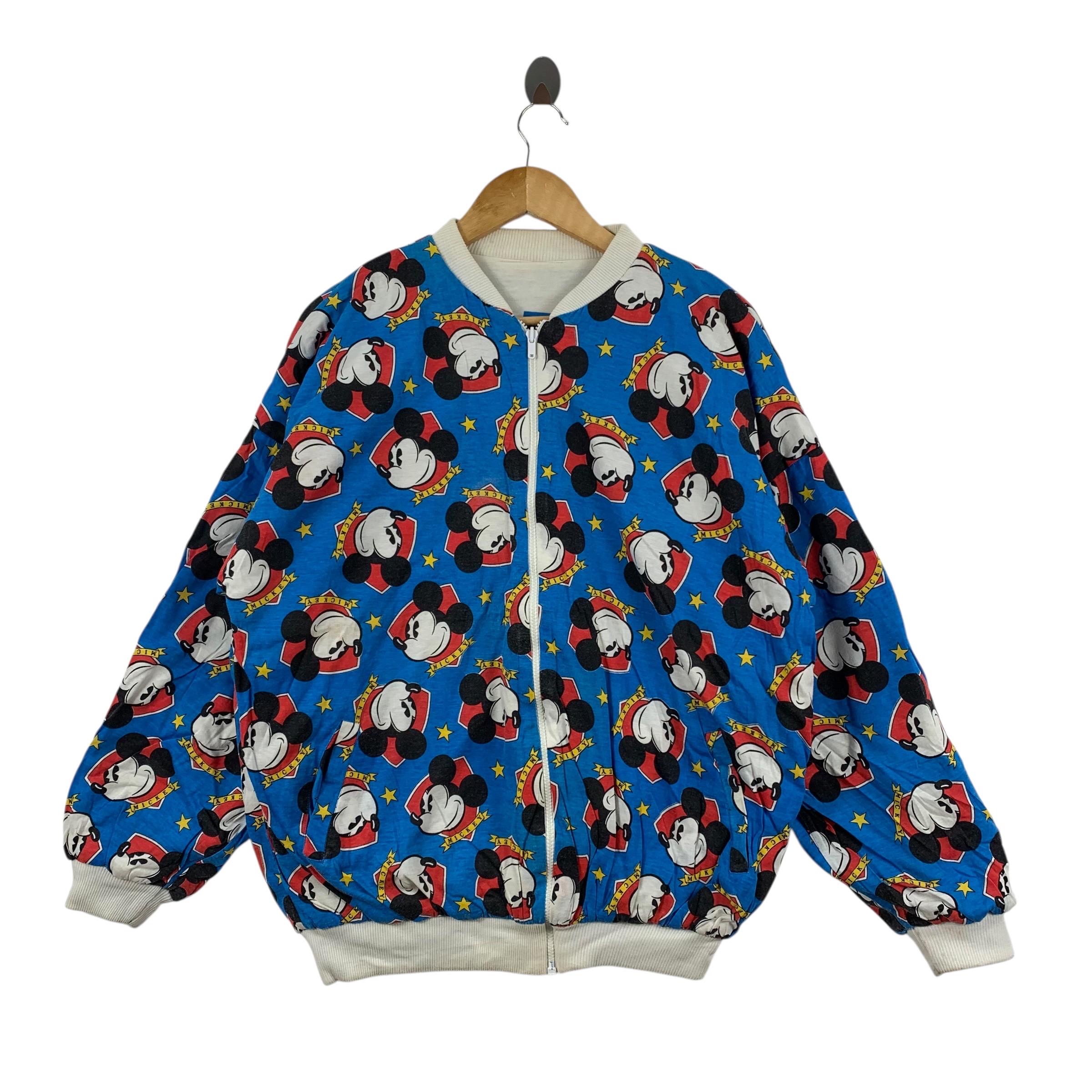 90s Reversible Mickey Mouse Jacket - Etsy