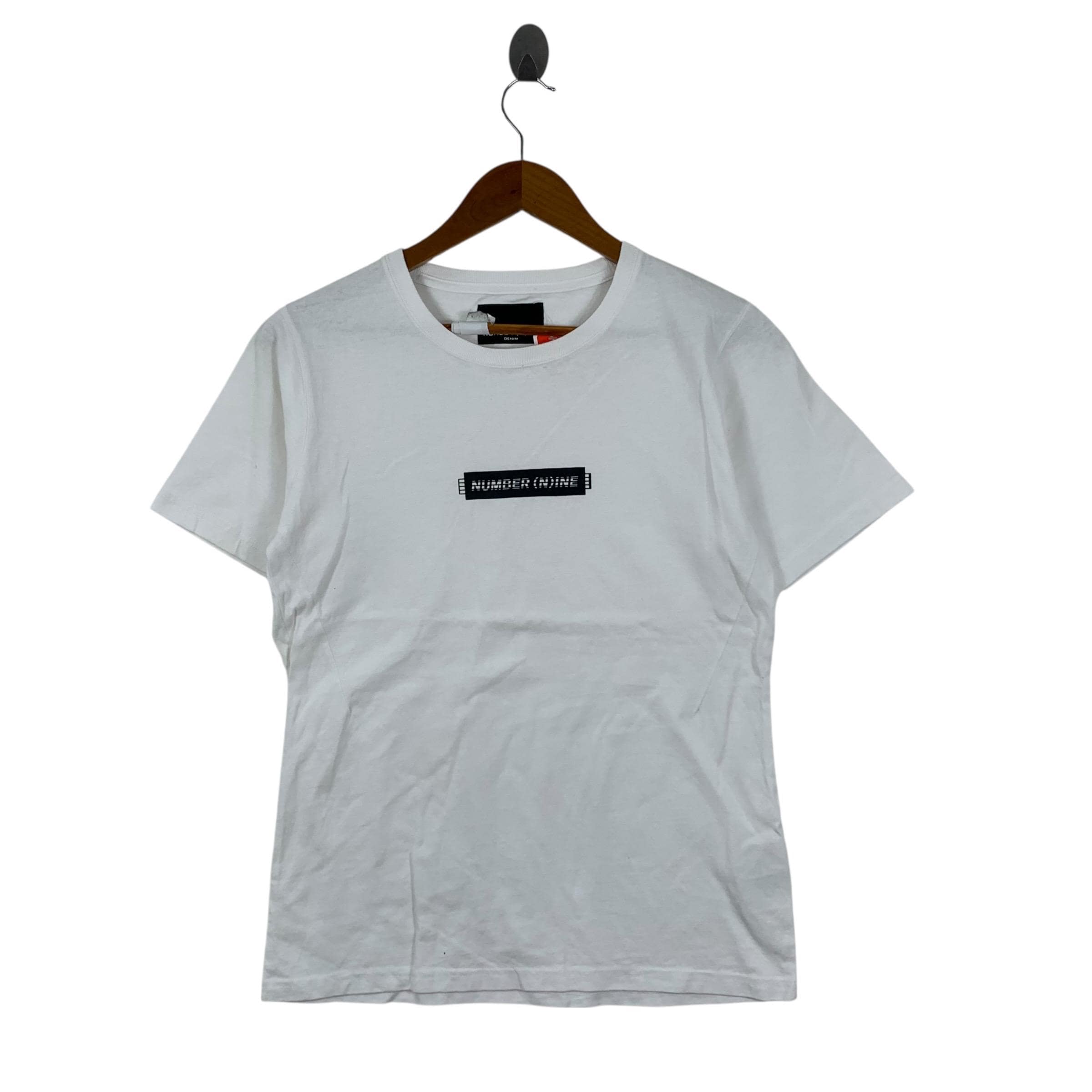 NUMBER NINE DENIM ボックスロゴ (N)ine 日本のブランド Tシャツ 