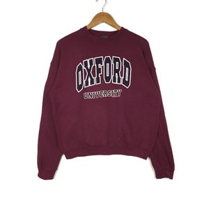 Vintage OXFORD UNIVERSITY UK England Sweatshirt Gift Graduation