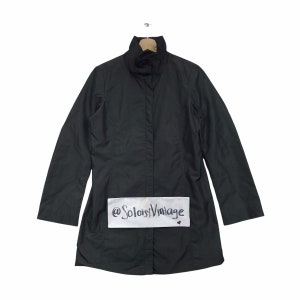 MAX MARA & Co Plain Italy Long Coat Overcoat Trench Jacket