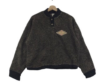 Vintage JARRAY SPORTSWEAR Canada Fleece Button Sweatshirt