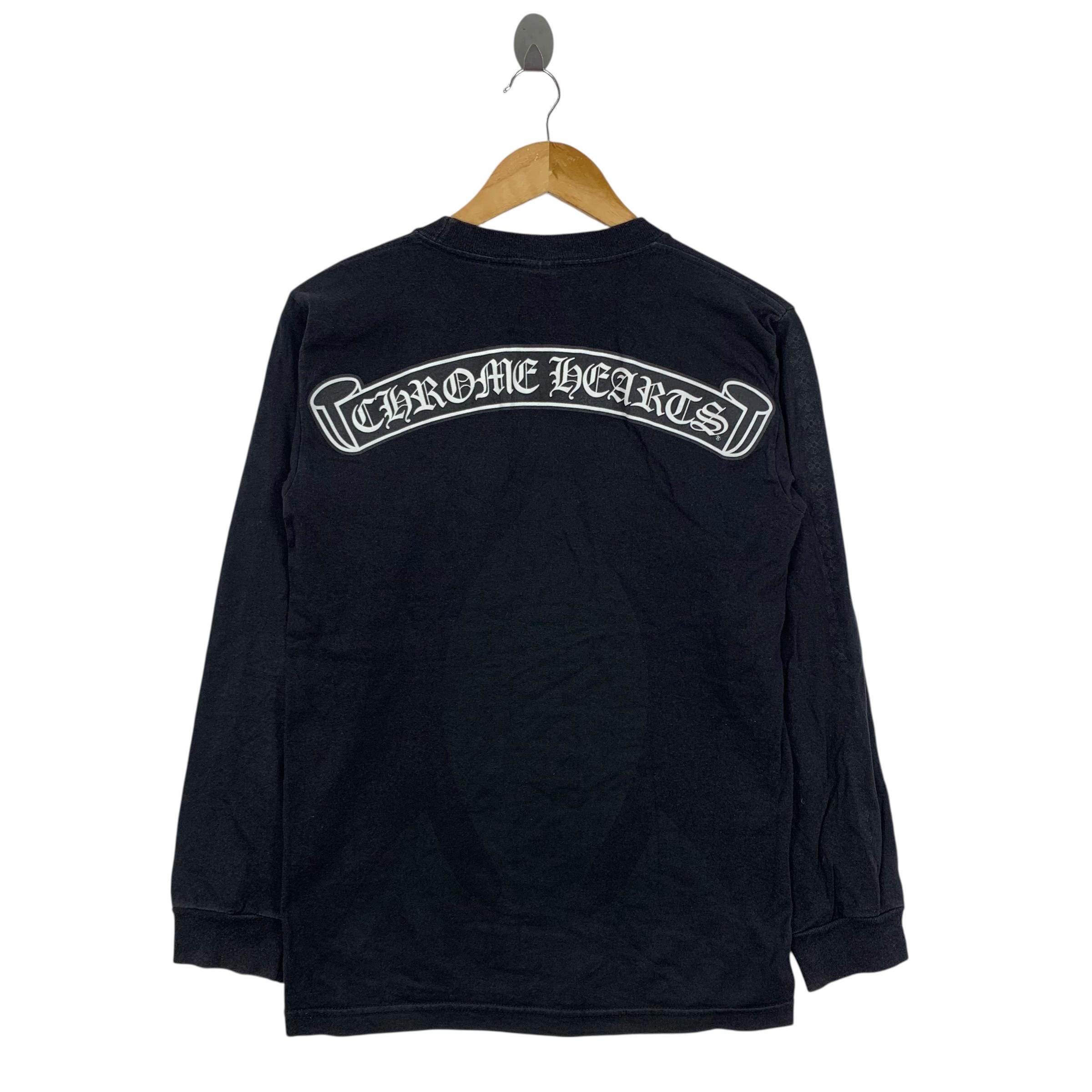 Chrome Hearts Black Long Sleeve Tee - Etsy