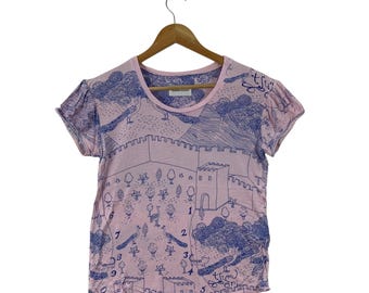 TSUMORI CHISATO IM Issey Miyake Overpront Japanese Brand Short Sleeve Tshirt