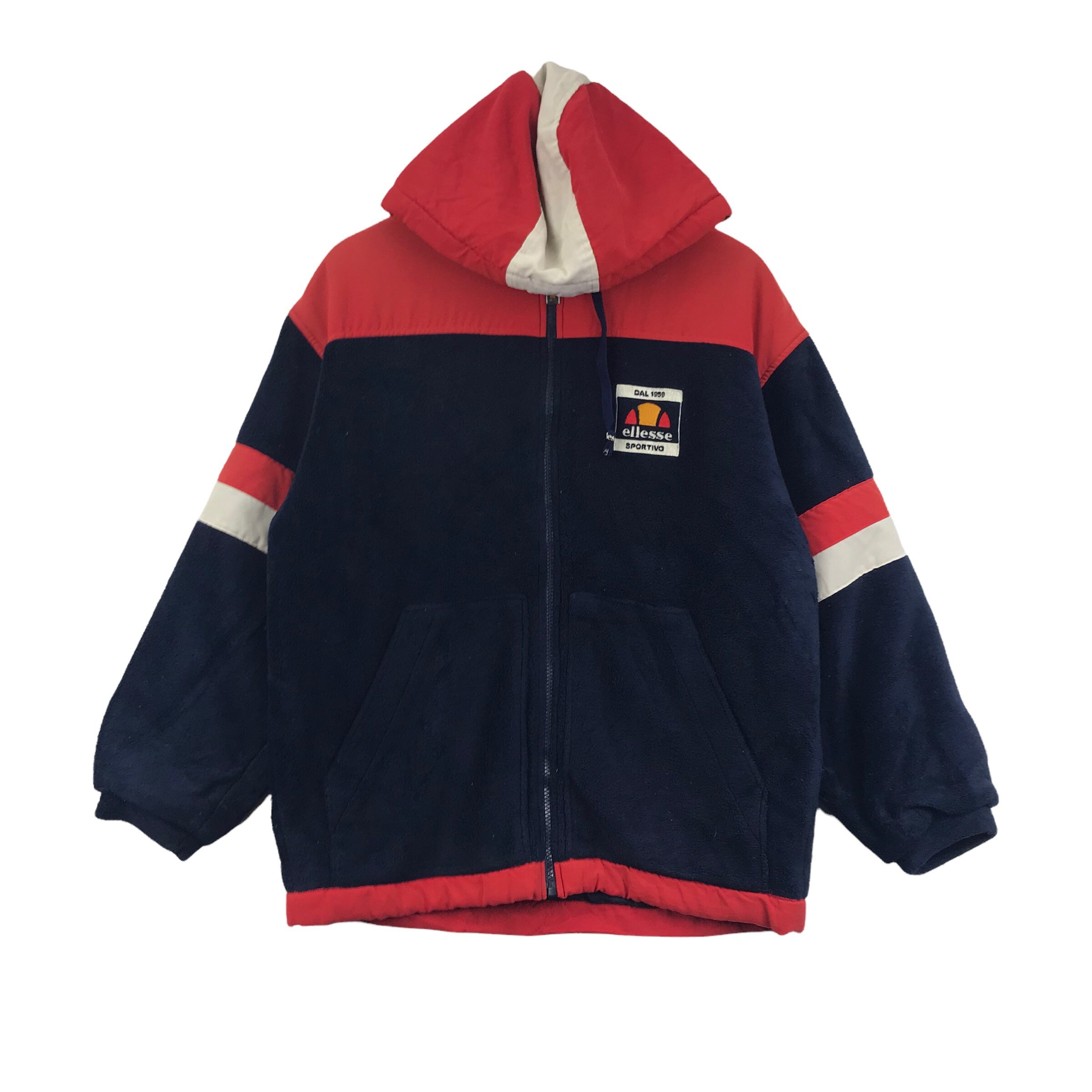 ELLESSE PERUGIA ITALIA Red Outdoor Hooded Jacket - Etsy