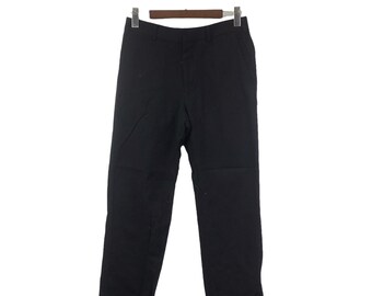 COMME DES GARCONS Homme Duex Black Casual Trousers Pant