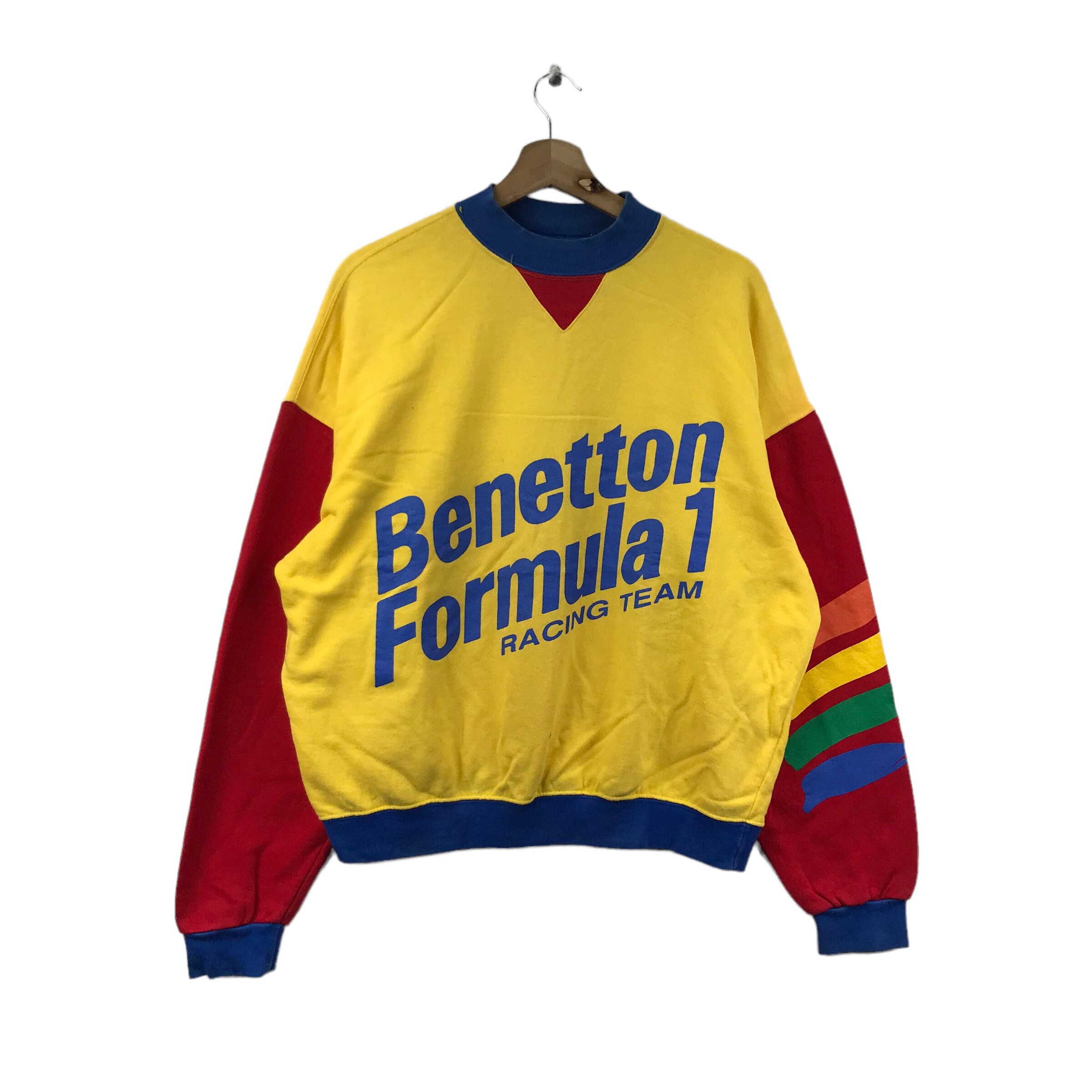 multicolor Vintage BENETTON FORMULA 1 Racing Team Etsy España
