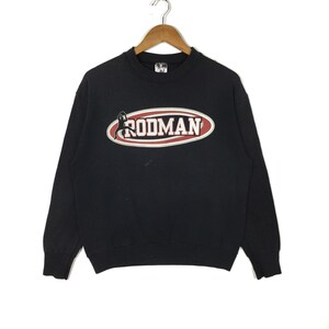 USA製 90's DENNIS RODMAN sweat shirt ブラック Vintage 90's Dennis Rodman Sweatshirt Bad as I Wanna Be