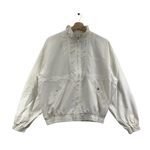 Vintage COURREGES SPORT FUTUR France Designer White Jacket Windbreaker image 1